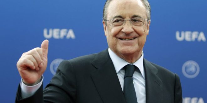 Presiden Real Madrid Florentino Perez