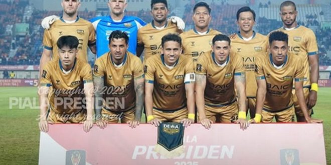 Piala Presiden 2025, Dewa United Berhasil Gondol Juara 3.