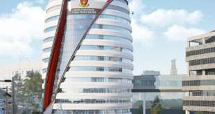 Markas Jampidsus Kejaksaan Agung, Gedung Bundar, di Komplek Kejaksaan Agung, Jakarta.