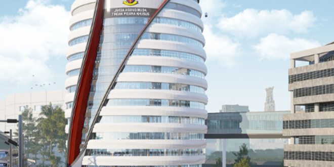 Markas Jampidsus Kejaksaan Agung, Gedung Bundar, di Komplek Kejaksaan Agung, Jakarta.