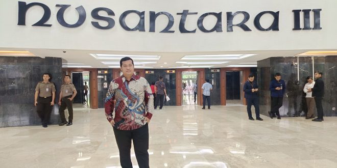 Pengacara Jerry Nababan, SH., saat ditemui di sela-sela pertemuannya dengan Anggota DPR RI, di Komplek Parlemen, Senayan, Jakarta, Rabu siang (2/7/2025). (Ist)