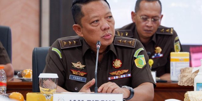 Jaksa Agung Muda Pidana Khusus Kejaksaan Agung (Jampidsus) Dr Febrie Adriansyah.