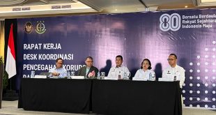 Jaksa Agung Muda Perdata dan Tata Usaha Negara (Jamdatun), Prof. (H.C) Dr. R Narendra Jatna, S.H., LL.M., secara resmi membuka kegiatan Desk Pencegahan Korupsi dan Penguatan Tata Kelola yang diselenggarakan di Hotel Gran Mahakam, Jakarta, Selasa (29/7/2025).