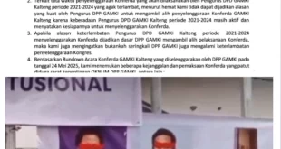 Sahat Martin Philip Sinurat Jadi Biang Kebobrokan, Konferda GAMKI Kalteng Rusuh.