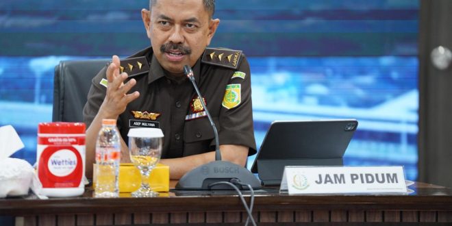Jaksa Agung Muda Tindak Pidana Umum (Jampidum) Prof. Dr. Asep Nana Mulyana.