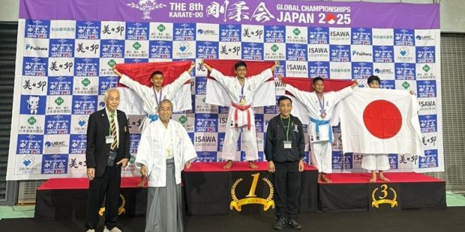 Dipimpin Kaban Diklat Kejaksaan Leonard Eben Ezer Simanjuntak, Tim Gojukai Indonesia Raih Peringkat Ke-2 Kejuaraan Dunia Karate-Do Gojukai di Jepang.