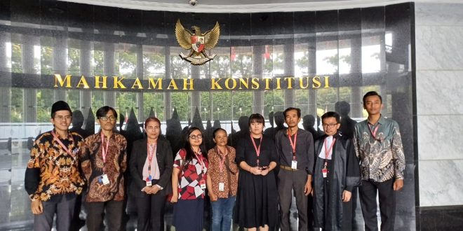 Tim Advokasi untuk Demokrasi Sektor Keadilan Pajak (TAUD-SKP) bersidang di Mahkamah Konstitusi (MK).