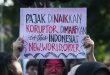 Ilustrasi: Aksi Unjuk Rasa Tolak Kenaikan Pajak.