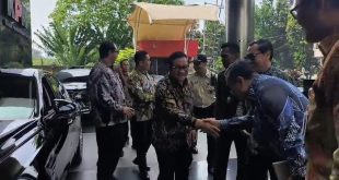 Pramono Anung sambangi KPK untuk berkonsultasi terkait penanganan rencana pembongkaran tiang monorel yang mangkrak (Net)
