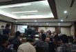 Suasana Sidang perkara sengketa patok lahan antara PT Wana Kencana Mineral (PT WKM) dan PT Position yang berlokasi di Halmahera Timur, di Pengadilan Negeri Jakarta Pusat, Rabu (29/10/2025). (Dok)
